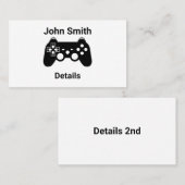 ゲーマーテスターの名刺  名刺 (正面/裏面)