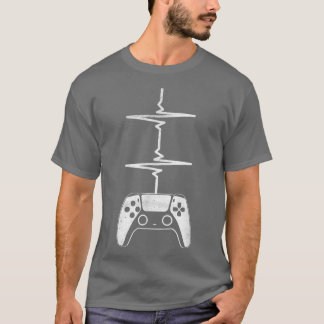 ゲーマーハートビーおもしろいトゲームギフト男の子ゲーム Tシャツ