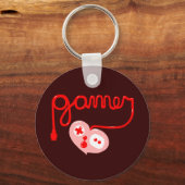 ゲーマーハート キーホルダー (正面)