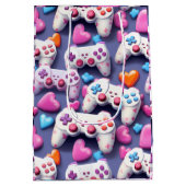 ゲーマーバレンタインデー ミディアムペーパーバッグ (裏面)