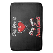 ゲーマーバレンタインバスマット バスマット (正面縦)