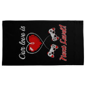 ゲーマーバレンタインピロロケース 枕カバー (正面右)