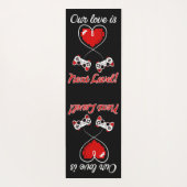 ゲーマーバレンタインヨガマット ヨガマット (裏面)