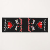 ゲーマーバレンタインヨガマット ヨガマット (正面(横))