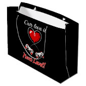 ゲーマーバレンタイン抱き枕 ラージペーパーバッグ (裏面アングル)