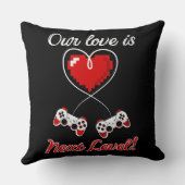 ゲーマーバレンタイン枕 クッション (裏面)