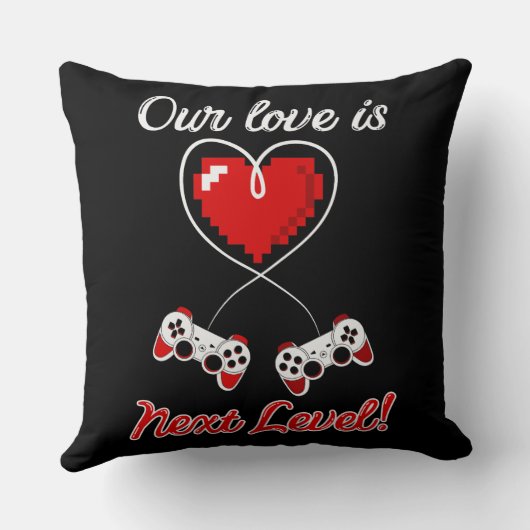 ゲーマーバレンタイン枕 クッション (裏面)