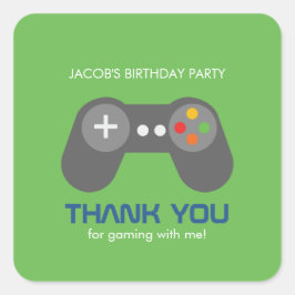 ゲーマーバースデーパーティー スクエアシール