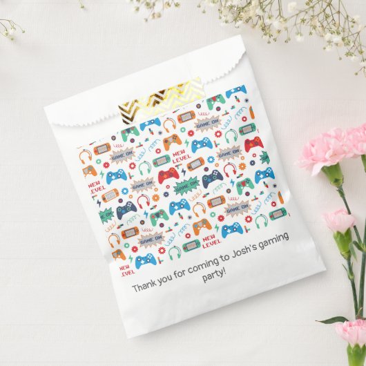 ゲーマーバースデーパーティー フェイバーバッグ (封をした状態)