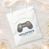 ゲーマーバースデーパーティー フェイバーバッグ (クリップ留めされた状態)