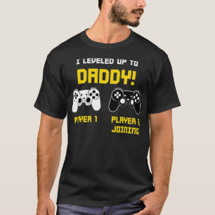 ゲーマーパパプレーヤーゲームコンソール性別RPGの表示 Tシャツ