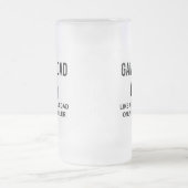 ゲーマーパパ通常のパパのみの方法のようクールに フロストグラスビールジョッキ (中央)