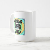 ゲーマーパパ コーヒーマグカップ (正面左)