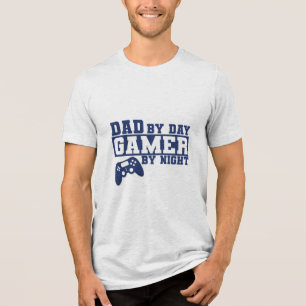 ゲーマーパパ。パパバイデイゲーマー トライブレンドTシャツ