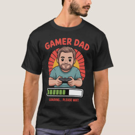 ゲーマーパパTシャツ - ビデオゲーム好きとお父さんへのプレゼント Tシャツ