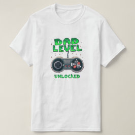 ゲーマーパパTシャツ - レベルアンロック父権ティー Tシャツ