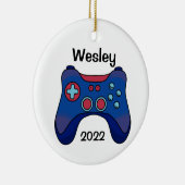 ゲーマーパーソナライズされたオーナメント セラミックオーナメント (右)