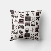 ゲーマーパーソナライズされたガール |ゲーム クッション (裏面)