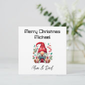 ゲーマーパーソナライズされたクリスマスカード シーズンカード (スタンド正面)