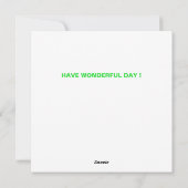 ゲーマーパーソナライズされた誕生日カード シーズンカード (裏面)