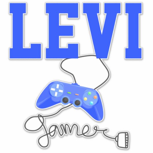 ゲーマーパーソナライズされた シール (正面)