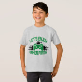 ゲーマーパーティーおもしろい Tシャツ (正面フル)