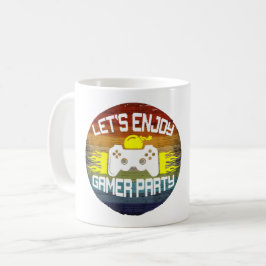 ゲーマーパーティーを楽しもう - ゲーミングナード コーヒーマグカップ