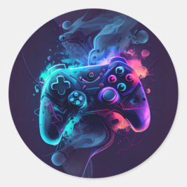 ゲーマーパーティー封筒 ラウンドシール