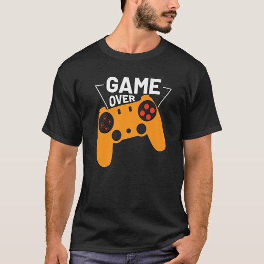 ゲーマービデオゲームでのゲームゲーム Tシャツ (正面)