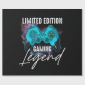 ゲーマービデオゲームのゲーム伝説 ラッピングペーパー (フラット)