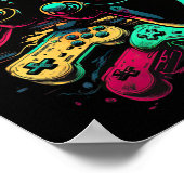 ゲーマービデオゲームコントローラ17 ポスター (角)