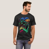 ゲーマービデオゲームコントローラ17 Tシャツ (正面フル)