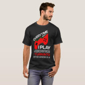 ゲーマービデオゲームIコンソールコンピュータ Tシャツ (正面フル)