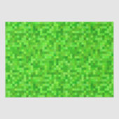 ゲーマーピクセル(緑) |誕生日パーティー 薄葉紙 (正面)