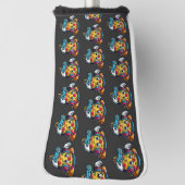 ゲーマーピザビデオゲーミングフードゴルフヘッドカバー ゴルフヘッドカバー (回転90)