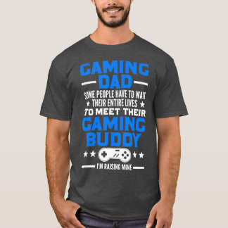 ゲーマーファーザデイギフトビデオゲームゲームパパ Tシャツ