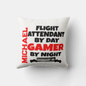 ゲーマーフライト付き添い人カスタム クッション (裏面)