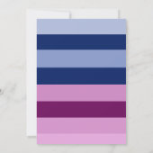 ゲーマープレーヤー3の性はベビーシャワーの招待を明らかにします 招待状 (裏面)