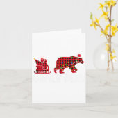 ゲーマーベアスレイクリスマスファミリーマッチングクリスマスP カード (黄色い花)