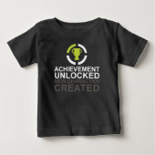 ゲーマーベイビーお披露目Tシャツ ベビーTシャツ (正面)