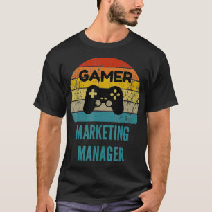 ゲーマーマーケティングマネージャー ヴィンテージ 60年代 70年代 ゲーム GIF Tシャツ