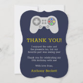 ゲーマーモダンエイジ誕生日 サンキューカード (正面)