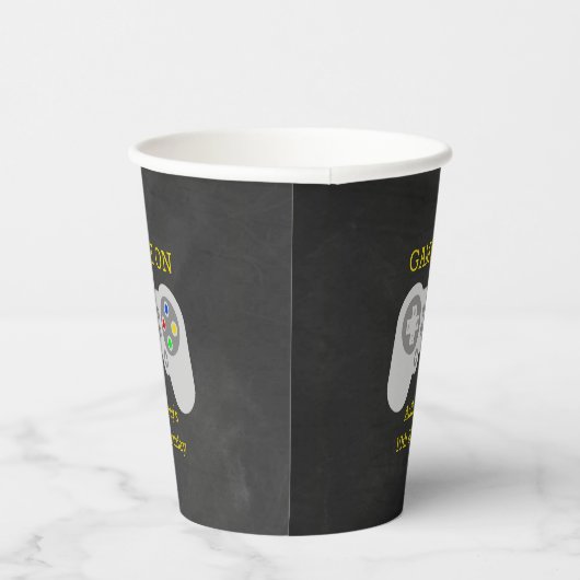 ゲーマーモダンエイジ誕生日 紙コップ (右)