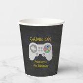 ゲーマーモダンエイジ誕生日 紙コップ (正面)