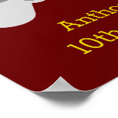 ゲーマーモダン任意の年齢の誕生日パーティーへようこそ ポスター (角)