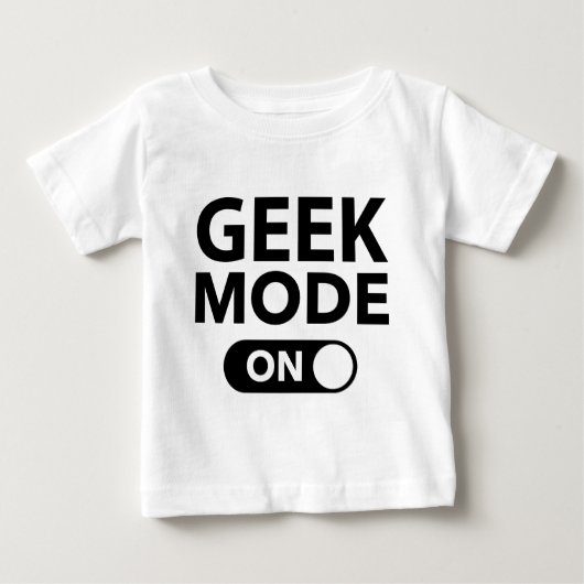 ゲーマーモードオン ベビーTシャツ (正面)