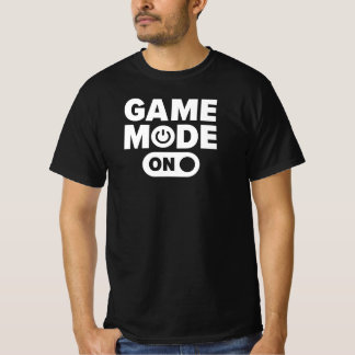 ゲーマーモードオン 楽しいゲーマーの引用 Tシャツ