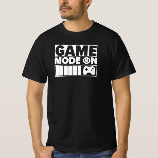 ゲーマーモード オン 面白いゲーマー名言 Tシャツ
