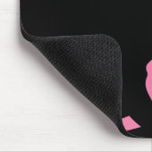 ゲーマーライトピンクゲモダンームパーソナライズされた名 マウスパッド (コーナー)