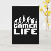 ゲーマーライフおもしろいゲーミングビデオゲームギフト カード (黄色い花)